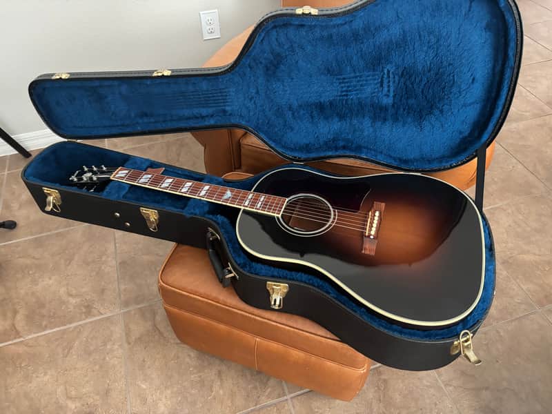 Gibson Kris Kristofferson Southern Jumbo Vintage Sunburst Signed Label image 1