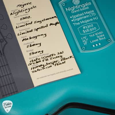 Kevin Ryan Mojave Series Nightingale Grand Soloist  - Engelmann Spruce & Spalted Maple - NAMM 2026 #1302 image 19