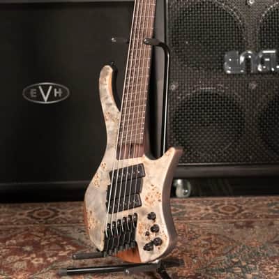 Ibanez EHB1506MS 6-String Electric Bass - Black Ice Flat with Gig Bag - Floor Model image 16