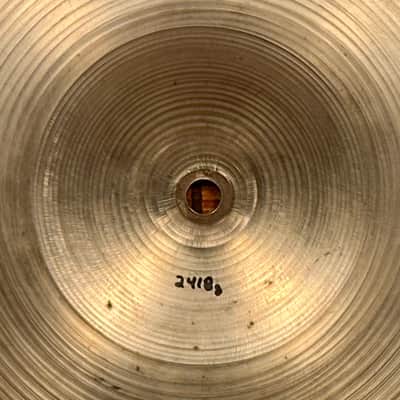 21" Zildjian A 1950s Small Stamp Sizzle Ride Cymbal 2418g *Video Demo* image 7