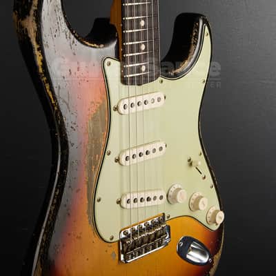 Fender Custom Shop Masterbuilt Greg Fessler 63 Stratocaster Relic  2025 -  3 Tone Sunburst (COD 2143UG) image 9