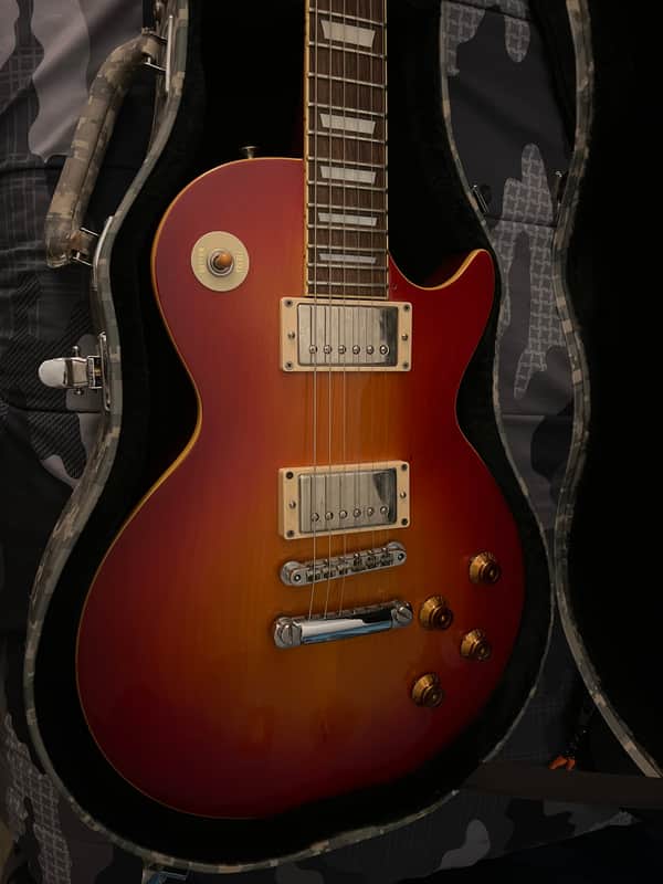Peter Green Mod Greco Les Paul Style EG 59-60 Single Cutaway Standard 1985 - 1992 - Cherry Sunburst with HSC image 1