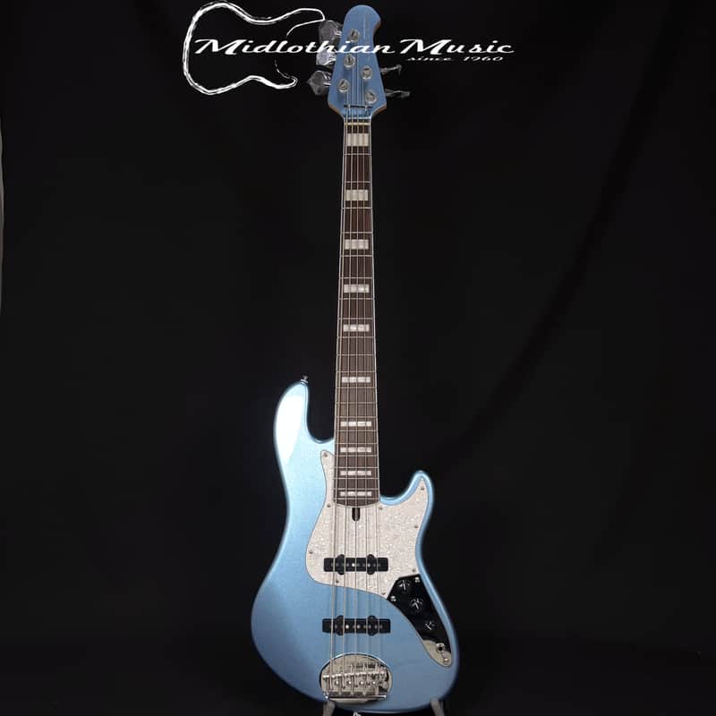 Lakland Skyline Darryl Jones DJ-5 - 5-String Bass Guitar - Lake Placid Blue Finish image 1