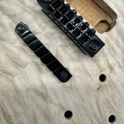 Carlino Rock Bottom Bridge/sustain block / tailpiece System 2025 - Gloss Black image 2