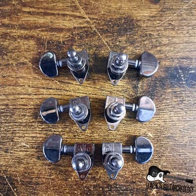 Grover 102N 3x3 10mm Tuners (2010s - Black Chrome) image 4
