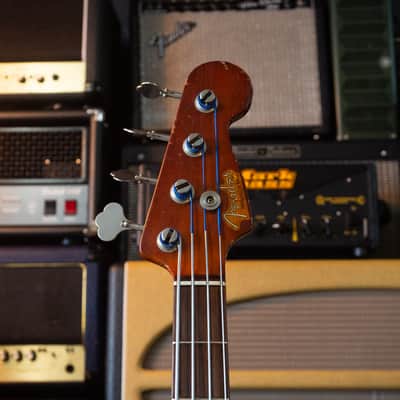 Fender Presicion Bass American Vintage Reissue 62 1987 - White Real OLD relic image 5