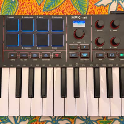 Akai MPK Mini MKIV 25-Key MIDI Controller 2026 - Present - Black image 1