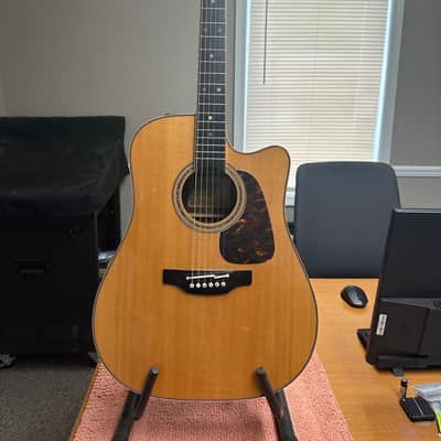 Takamine P7DC Pro Series 7 Dreadnought Cutaway Acoustic/Electric Guitar 2010s - Natural Gloss image 1