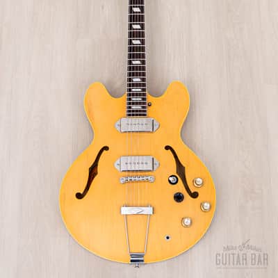 1996 Epiphone Revolution Casino Japan Limited Edition John Lennon Spec Natural w/ Case, Pre-Elitist Terada image 2
