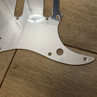 2025 Fender Tom Morello Stratocaster Mirrored Chrome Pickguard Strat Mirror image 3