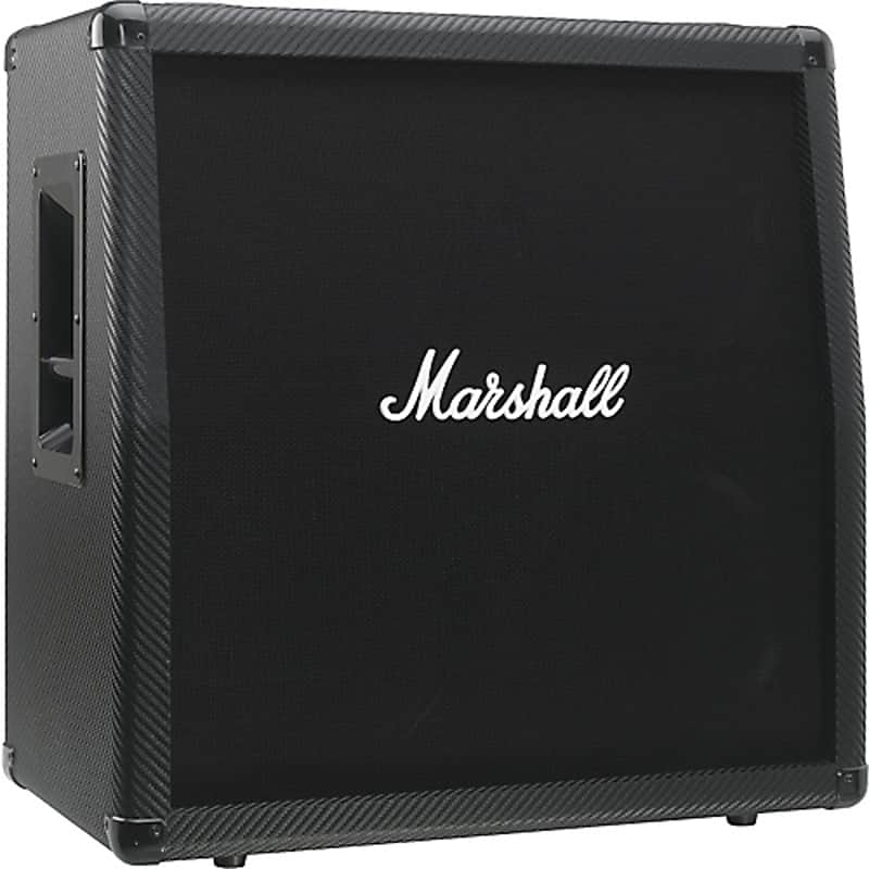 Marshall MG SERIES MG412CF 4X12 GUITAR SPEAKER CABINET CARBON FIBER SLANT image 1
