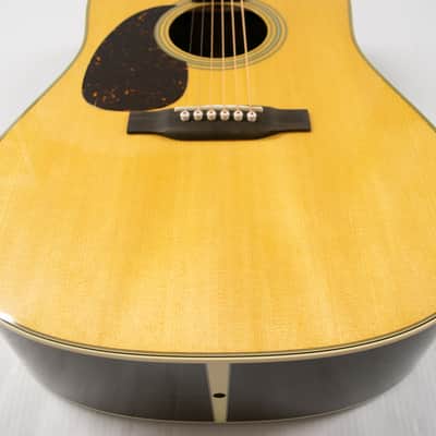 Martin D-28L Acoustic Guitar - Natural image 2