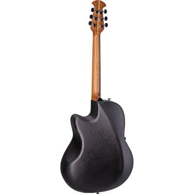 Ovation Standard Balladeer Deep Body Acoustic-Electric Guitar - Black image 3