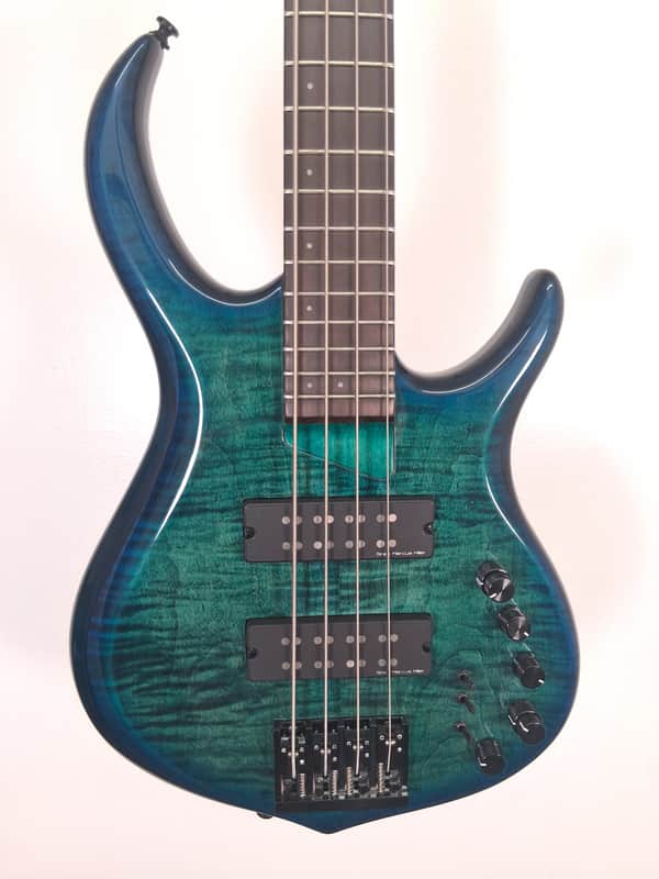 Sire 2nd Generation Marcus Miller M7 TBLB Alder 4-String with Ebony Fretboard 2019 - Transparent Blue Burst image 1