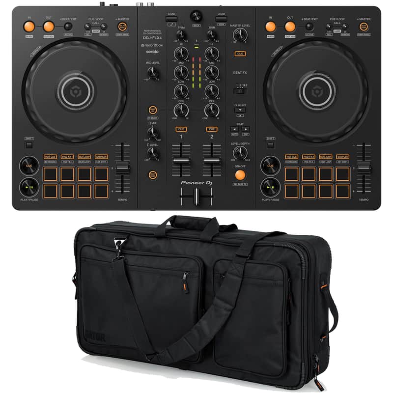 Pioneer DDJ-FLX4 2-Channel DJ Controller w/ Backpack image 1