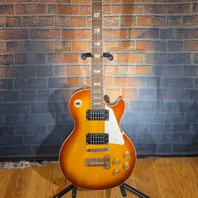 Vintage 1970s Jadee LP-Copy Electric Guitar Sunburst image 1