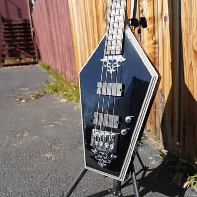 Schecter DIAMOND SERIES Sean Yseult Casket Bass - Gloss Black 4-String Electric Bass Guitar image 5