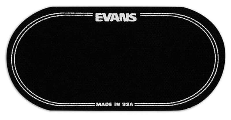 EVANS Black Nylon Bass Drum Patch double (X2) image 1