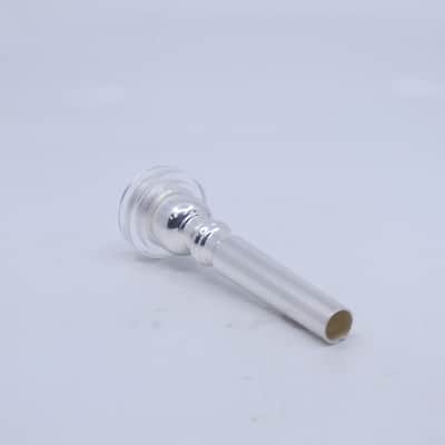 ACB 1C Trumpet Mouthpiece with a Clear Acrylic Rim - Silver/Acrylic image 4