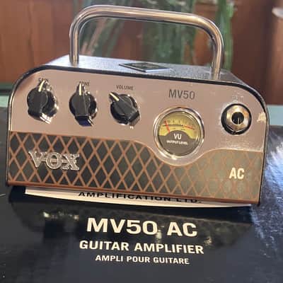 Vox MV50 Clean 50-Watt Guitar Amp Head 2017 - Present - Black / Silver/ 2 Vox speakers image 3
