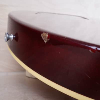 Burny Super Grade RLG-50 '59 Model MIJ 1985 Cherry Sunburst Vintage Japan w/ Bag image 15