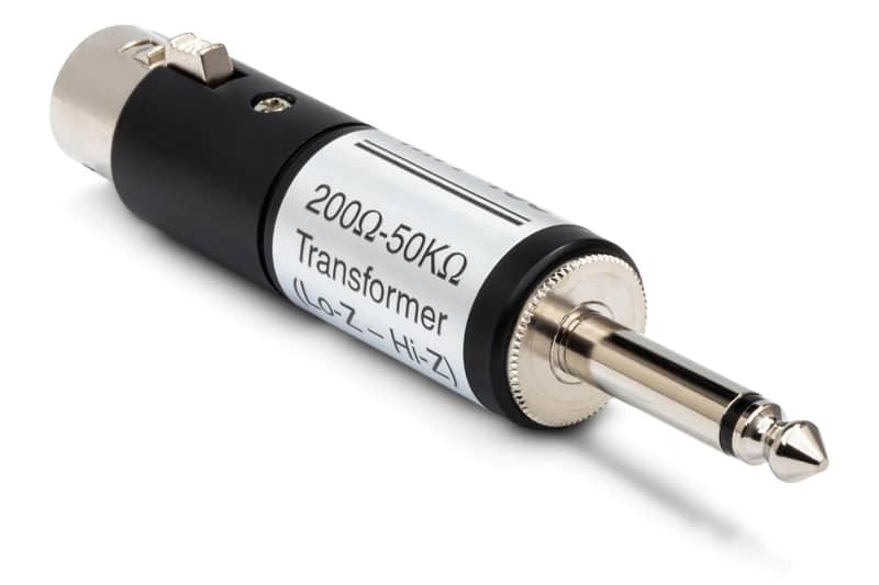 Hosa MIT-435 Impedance Transformer, XLR3F to 1/4" TS image 1
