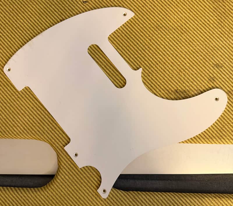 2000's Fender Custom Shop Telecaster Masterbuilt Pickguard Single Ply 1955 Chris Fleming Esquire Relic 1950's 1956 1957 1958 1959 Pickguard Better Than Callaham Allparts Suhr Anderson James Tyler MJT Nash image 1
