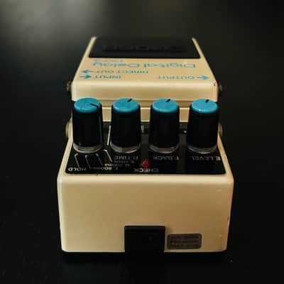 1986 BOSS DD-3 Digital Delay Japan (First Month Production) - Blue Label Long Chip MIJ image 3
