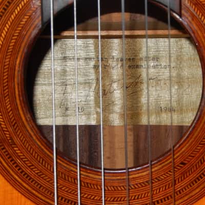 RARITY - RYOJI MATSUOKA NO20 1964 - HAUSER CLASS CLASSICAL CONCERT GUITAR image 5