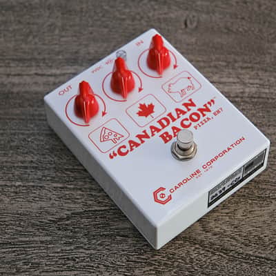 NEW! Caroline Guitar Company Hawaiian Pizza Fuzz – Canadian Bacon Edition image 2