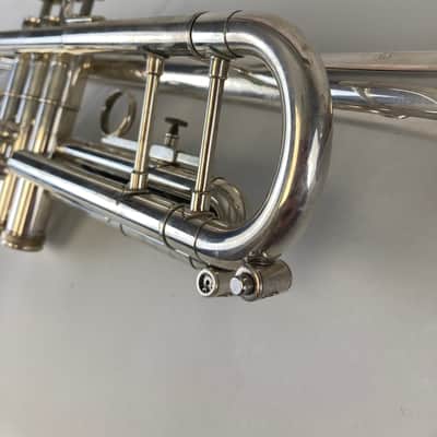 Getzen 700 Eterna Bb Trumpet – Silver Plated – Intermediate Model – w/ Case – Excellent Condition SM#1359 image 6