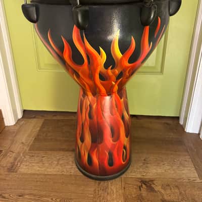 Remo-Djembe Mondo 14" Flames Skyndeep - Flame image 2