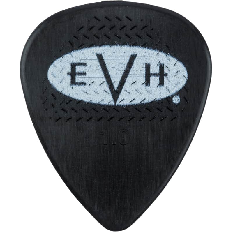 EVH Signature Picks 1.0mm Black/White 6 Pack image 1