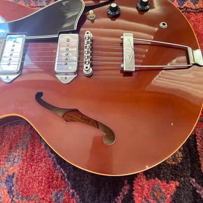 1967 Gibson ES-330TD Sparkling Burgundy Metallic image 10