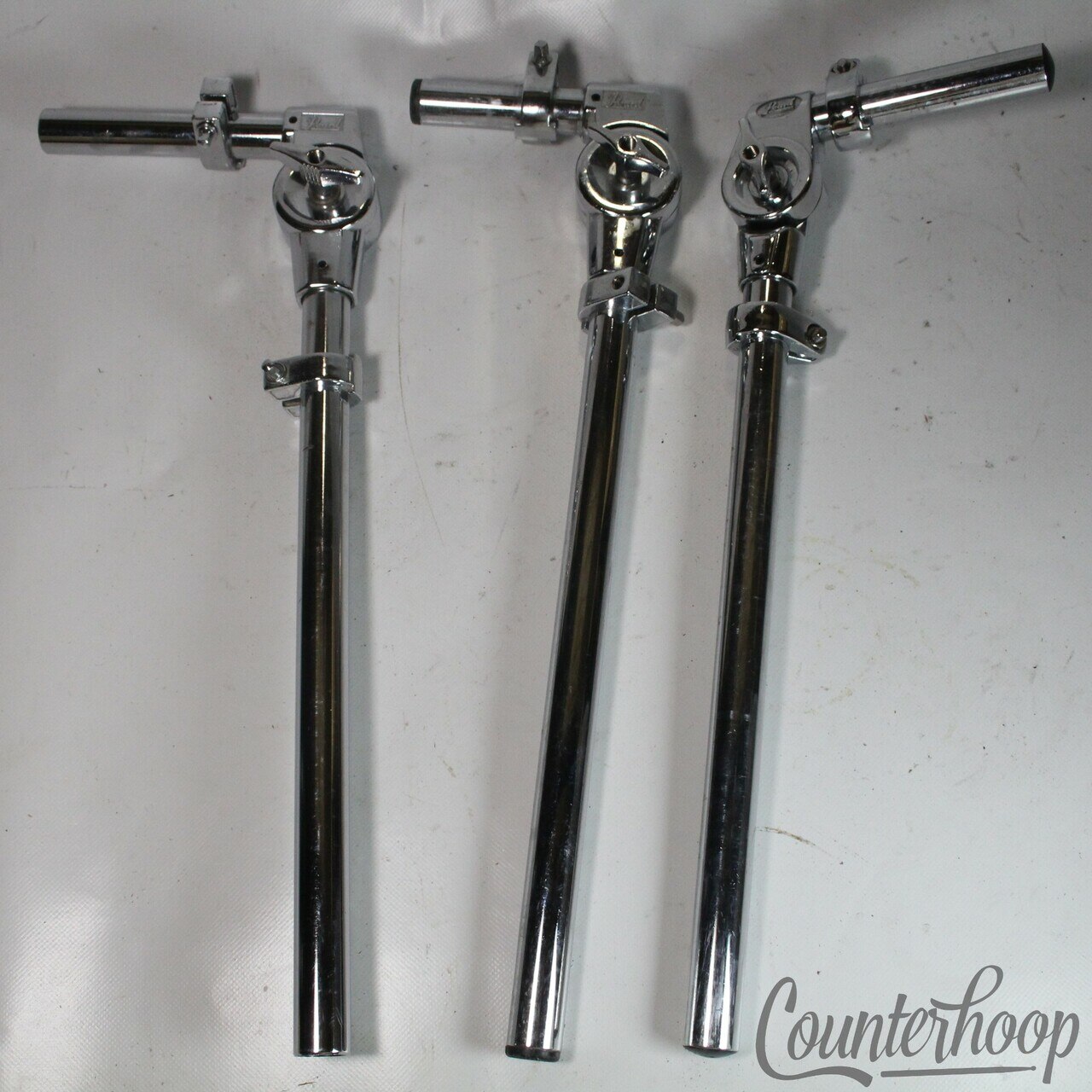 PEARL 3x Gear-Lock Drum Tom Arms Hardware Angle 13x3 13" TH-9001 R/C Bass Mounts — main photograph