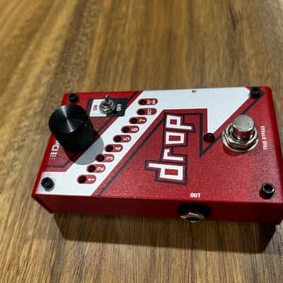 DigiTech Drop Compact Polyphonic Pitch-Shifter 2010s - Red image 3