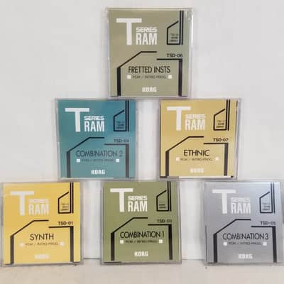 Korg T-Series Sound Library RAM Disks, Pack of 6, Very Rare! image 2