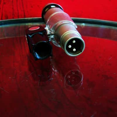 Vintage 1970's AKG D 1000E Cardioid Dynamic Microphone Low Z w mic clip # 8 image 14