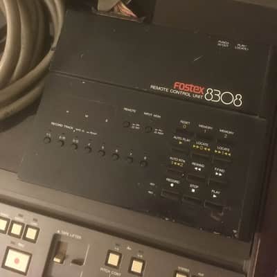 Fostex Model 80 8track 1/4" Reel to Reel Analog Tape Recorder w/ Remote and Foot Pedal image 9