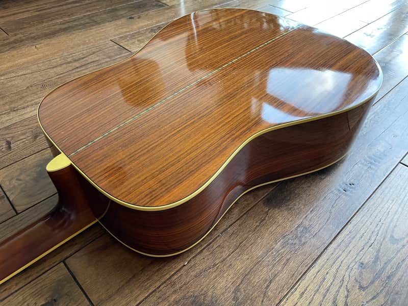 1980s Yamaha FG-350D Acoustic Dreadnought Guitar Natural Nippon