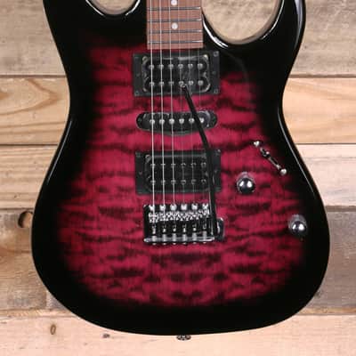 Ibanez GRX70QA Electric Guitar Transparent Violet Sunburst image 1