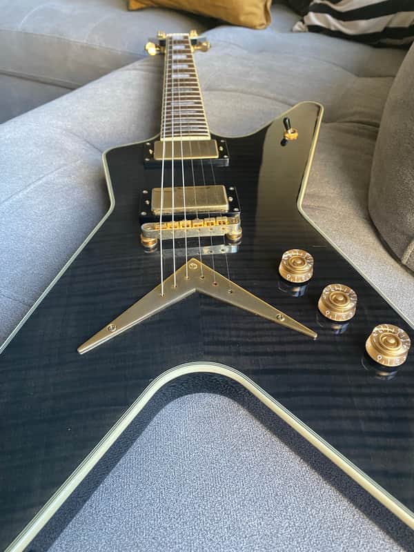 Dean ML Black Gold 2009 - Transparent Black | Reverb