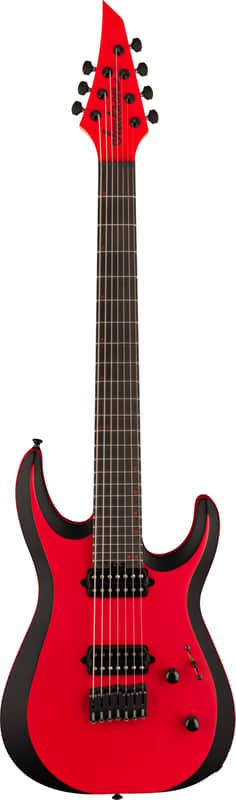 Jackson Pro Plus Series DK Modern MDK7 HT Satin Red with Black bevels image 1