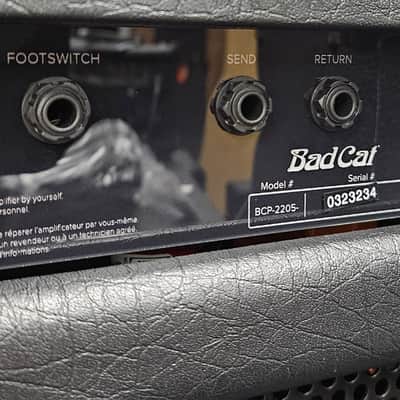 Bad Cat Hot Cat 2-Channel 45-Watt Guitar Amp Head - Black w/ Black sparkle grille image 11