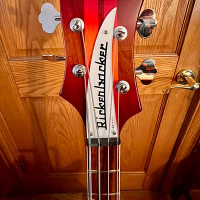 Rickenbacker 90th Anniversary 4005XC 2021 - Amber Fireglo image 7