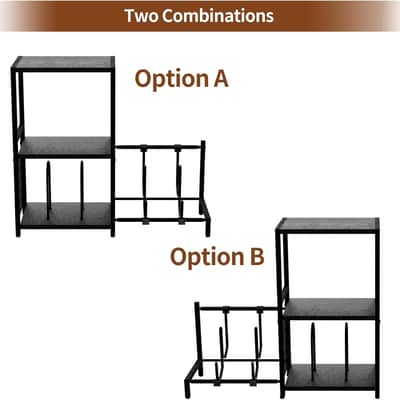 3-Tier Guitar Stand for Acoustic, Electric Guitar, Bass, Ukulele Cabinet image 7