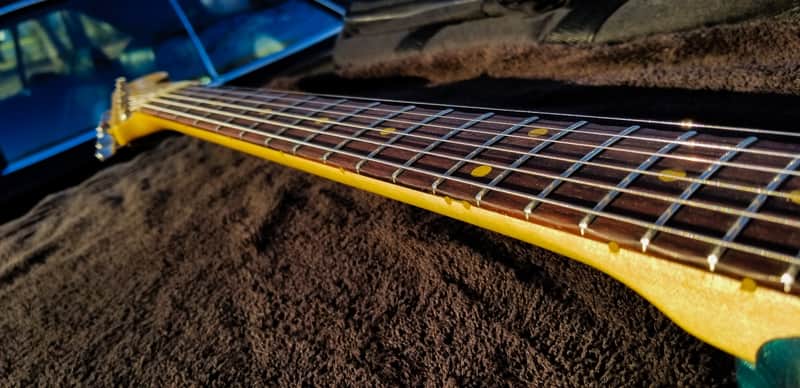 Real Aged Clay Dot Inlay For Fender Stratocaster Or Telecaster
