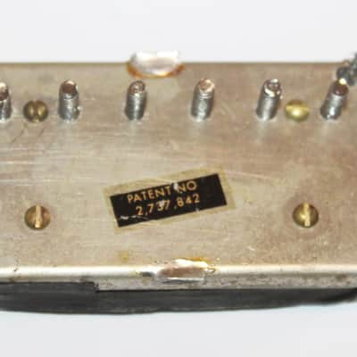 Vintage 1968 Gibson Patent Number Sticker Humbucker T Top Pickup 7.78K Ohms 1969 Les Paul ES SG image 11