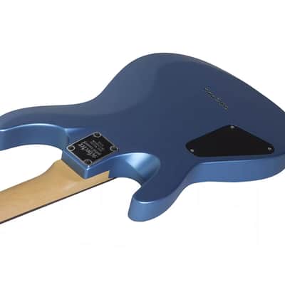 Schecter C-6 Deluxe Electric Guitar - Satin Metallic Light Blue - Open Box image 5
