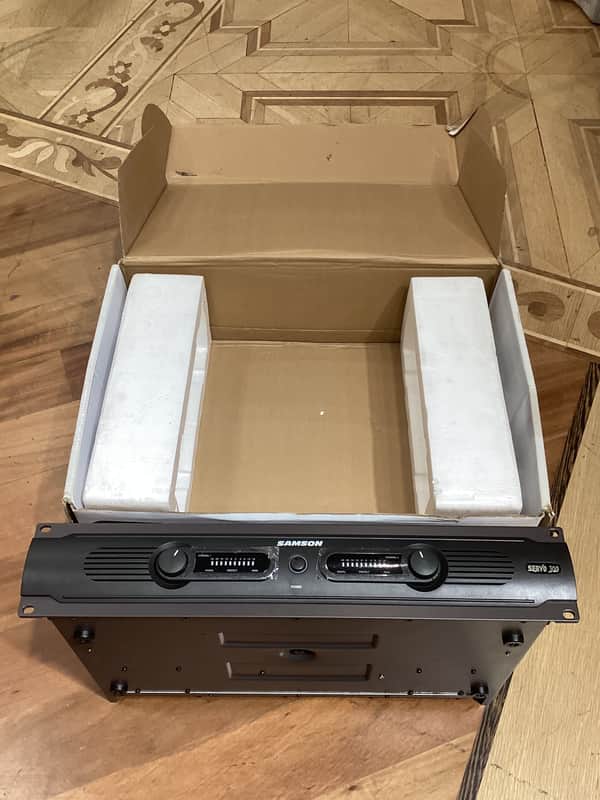 Samson Servo 300 2 Channel Stereo Power Amplifier 2014 Black Grey - #19510 image 1
